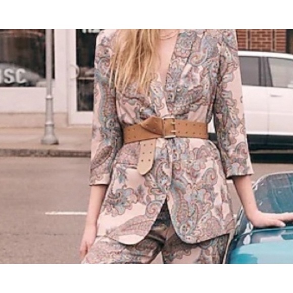 EXPRESS: Paisley Notch Collar Boyfriend Blazer Size XS - Picture 1 of 8